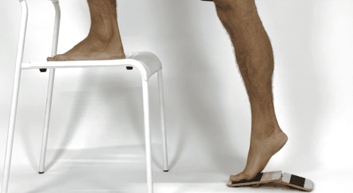 Intrinsische Fußmuskulatur und Wade