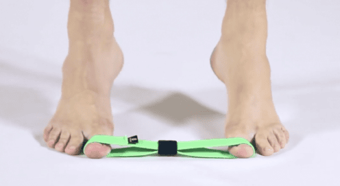 Großzehen Abduktion und Fersenhub